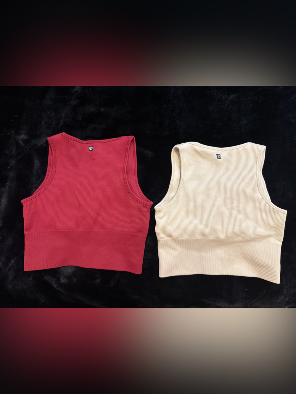 Born Primitive Ribbed Crop Tanks - Picture 2 of 4